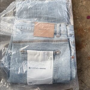 Purple Brand Men's Light Blue Skinny Jeans